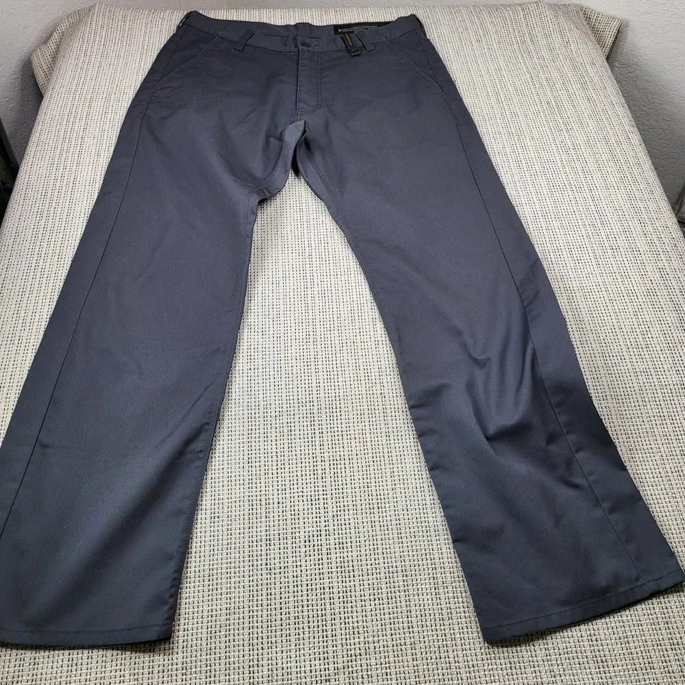 Dunderdon Pants‎ Mens 36x32 Gray Chino Workwear Straight Leg P4 Indestructible